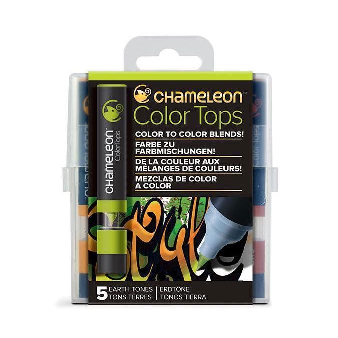 Embout Color Tops pour marqueur Chameleon 5 tons de la terre