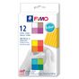 Pâte à modeler polymère FIMO Soft Set couleurs brillantes 12 x 26 g