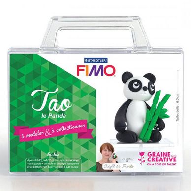 Kit figurine FIMO Tao le panda