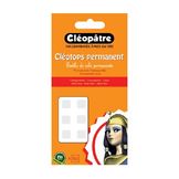 Pastille adhésive transparente permanente Cléotops - 80 pcs