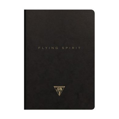 Carnet Flying Spirit noir 7,5 x 12 cm 48 pages Lignées 90g/m²