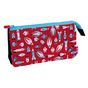 Trousse 5 compartiments Super Heroes Space rose lumineux