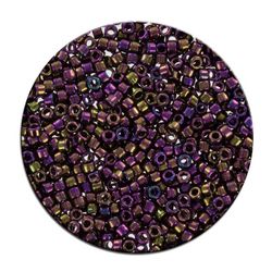 Perles Toho 11/0 metallic effet brillant irisé 3g