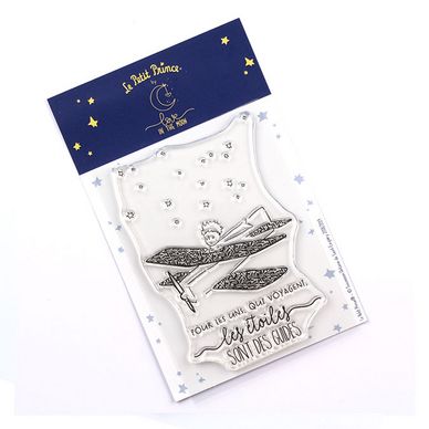 Tampon transparent Les secrets du Petit Prince : Les étoiles sont des guides