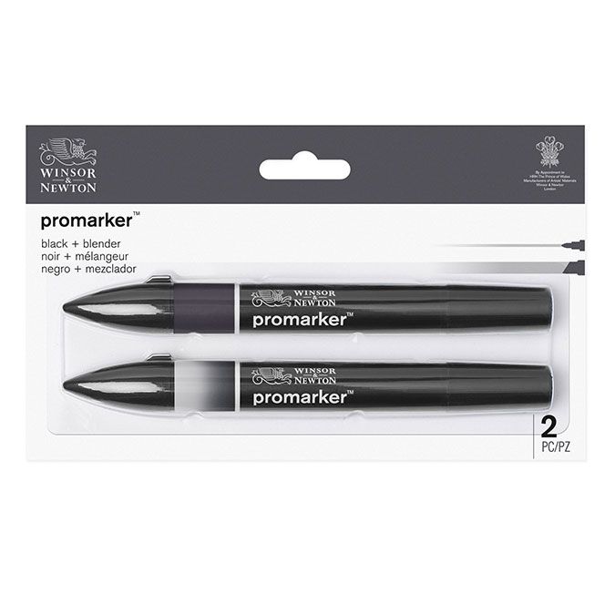 Marqueur Promarker Set Noir + Blender