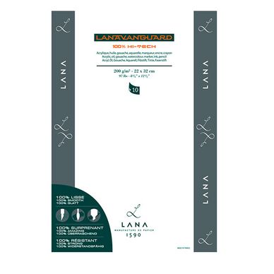 Bloc de papier ultra lisse Lanavanguard 100% Hi-Tech 200 g/m²