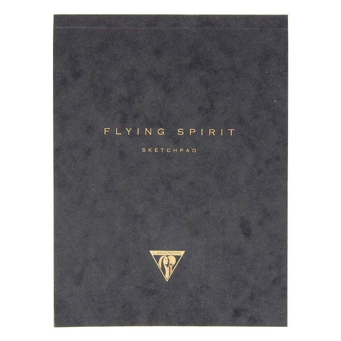 Carnet de dessin Flying Spirit noir 90 g/m²