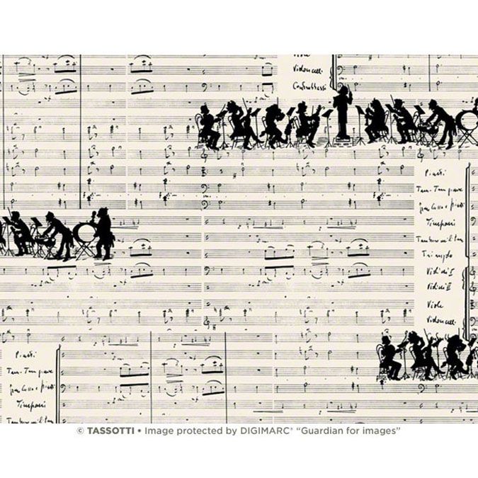Papier Italien 50 x 70 cm 85 g/m² Orchestre