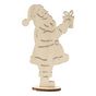 Figurine en bois à assembler Thème de noël Père Noël et cerf