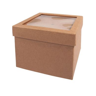 Boîte en papier mâché Couvercle à secouer 12,5 x 9 cm