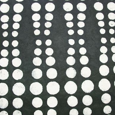 Papier Batik Népalais 51 x 76 cm 75 g/m² Ronds Black & White