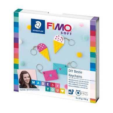 Kit FIMO Soft Made by you Porte-clefs amie