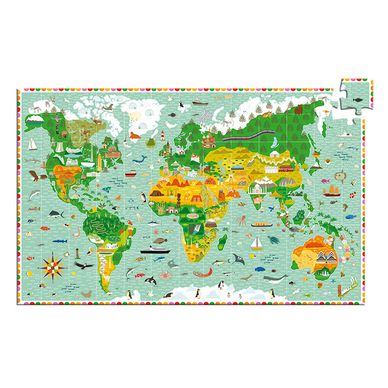 Puzzle observation Tour du monde 200 pcs