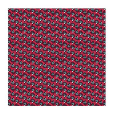 Coupon de tissu Wax imprimé Tiki 8 - 150 x 160 cm