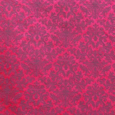 Papier Lokta Imprimé 50 x 75 cm Rouge motif Lord bordeaux