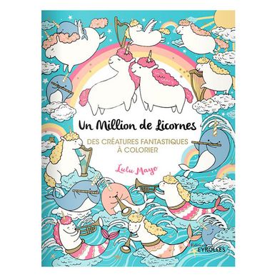Carnet de coloriage Un million de licornes