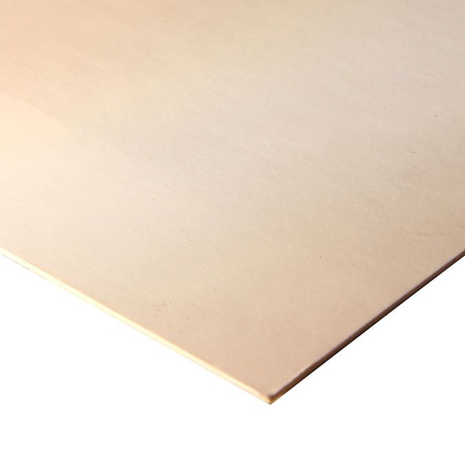 Carton bois un côté blanc 80 x 120 cm 0,7 mm