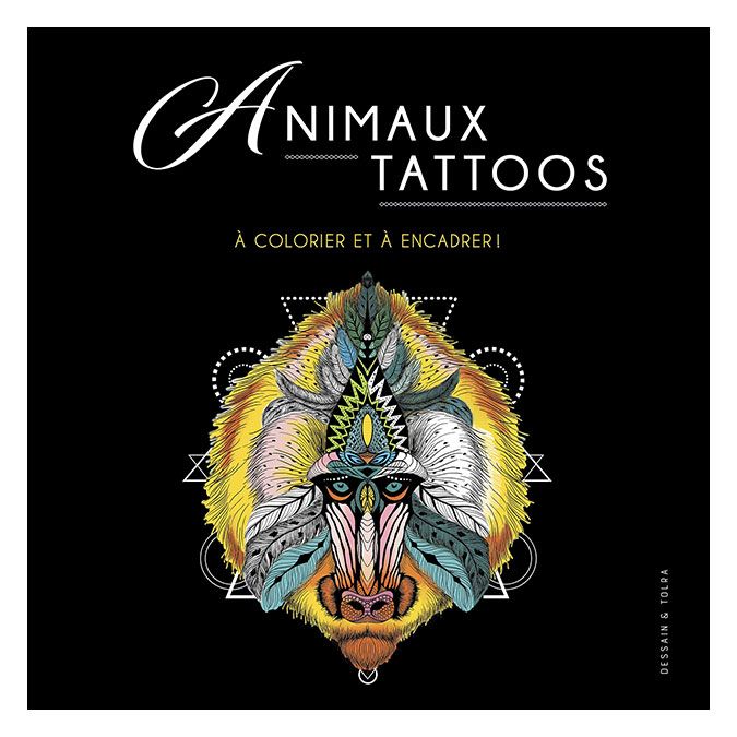 Illustrations à colorier Animaux Tattoos
