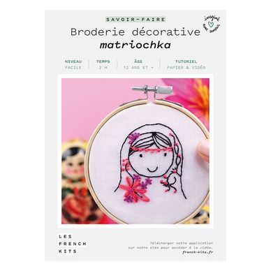 Kit savoir-faire Broderie décorative matriochka