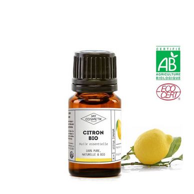 Huile essentielle de citron BIO (AB)