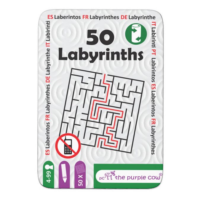 Jeu de voyage 50 cartes labyrinthes