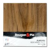 Placage bois naturel Noyer ep. 0,6 mm 30 x 30 cm