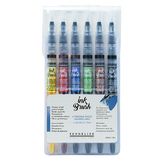 Pinceau à réservoir d'encre Ink Brush Set Standard 6 couleurs