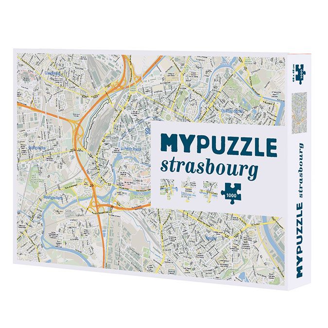 Puzzle plan de Strasbourg