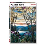 Puzzle Magnolias et iris 1000 pièces