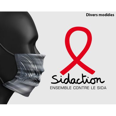 Masque Collection Marie-Agnès Gillot pour Sidaction