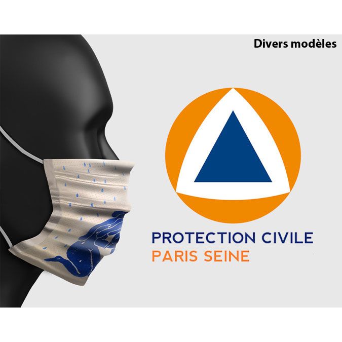 Masque Collection Marie-Agnès Gillot pour La Protection Civile Stéphane Lucas (Luminium)