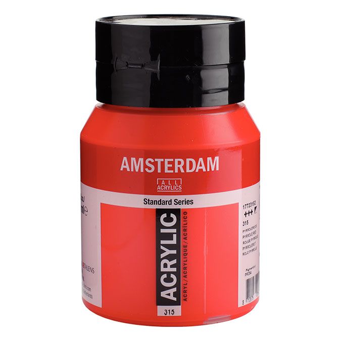 Peinture acrylique Amsterdam 500 ml 104 Blanc de zinc *** ST