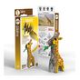 Maquette carton 3D Girafe