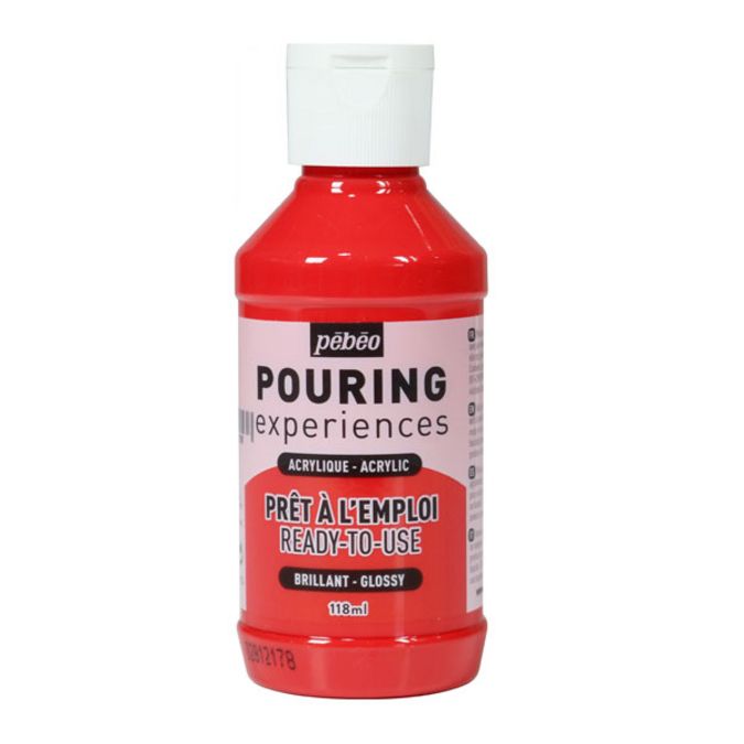 Peinture acrylique Pouring Expérience 118 ml Cyan