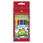 Crayons couleur triangulaire x 12 + taille crayon