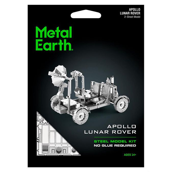 Maquette en métal Appolo rover lunaire