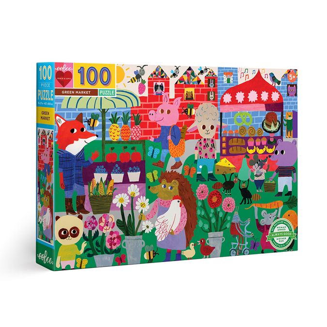 Puzzle Marché des animaux 100 pièces