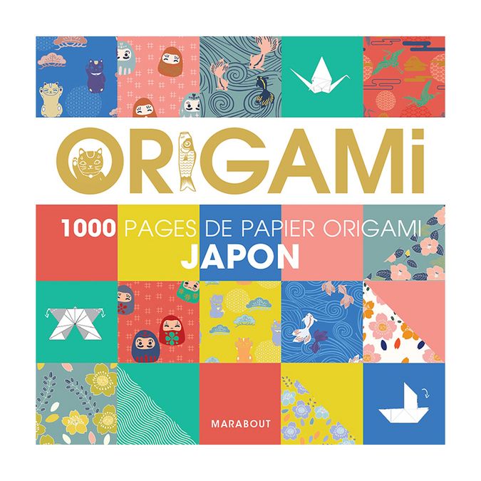 Papier origami Japon 1000 pages