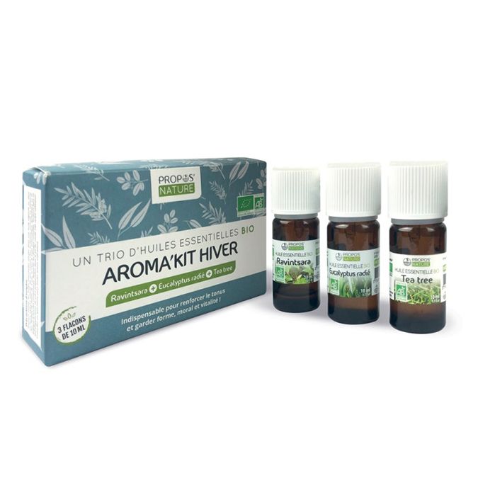 Aroma’Kit Hiver 3 Huiles essentielles Bio