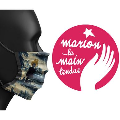 Masque Collection n°2 Marie-Agnès Gillot pour Marion la Main Tendue