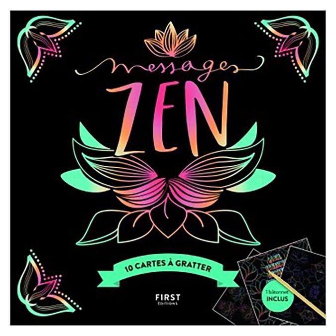 Cartes à gratter Messages zen
