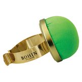 Bracelet pelote doré Vert fluo