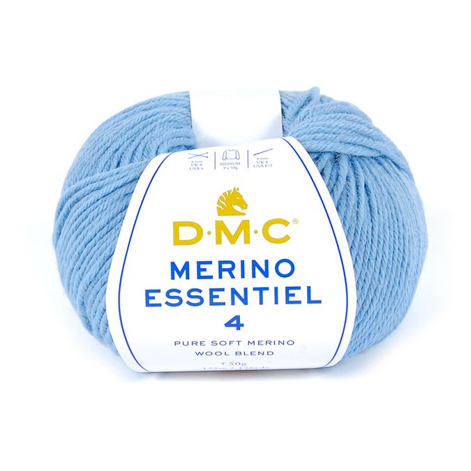 Fil à tricoter Merino Essentiel 4 50g 877 Bleu jeans