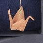 Bijou origami en métal Boucles d'oreilles Cuivre