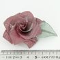 Bijou origami en métal Broche fleur