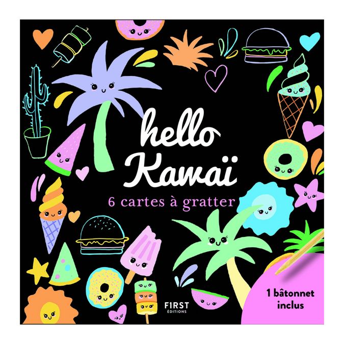 Cartes à gratter Hello Kawaï
