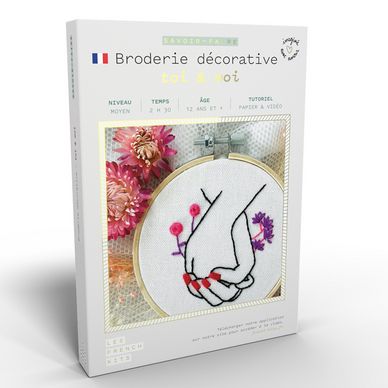 Kit savoir-faire Broderie décorative Toi & moi