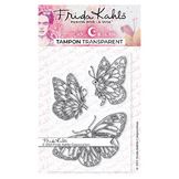 Tampon transparent Frida Kahlo® : Délicats papillons