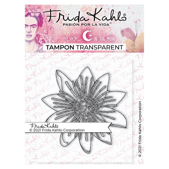 Tampon transparent Frida Kahlo® : Passiflore 2
