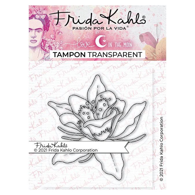 Tampon transparent Frida Kahlo® : Mélancolique 1